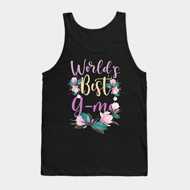 Family World's Best G-ma Tee Funny G-ma Ever Gift Tank Top by melodielouisa